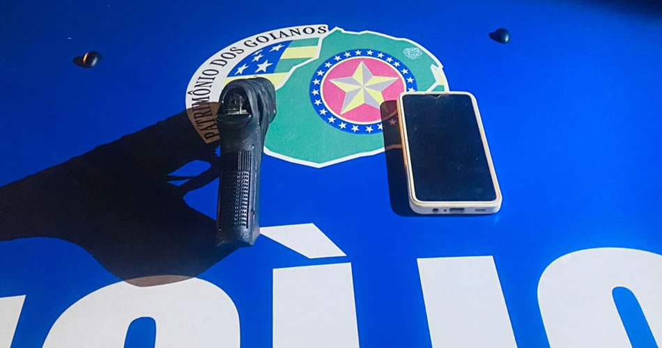 Homem é preso após roubar celular com falsa arma de fogo