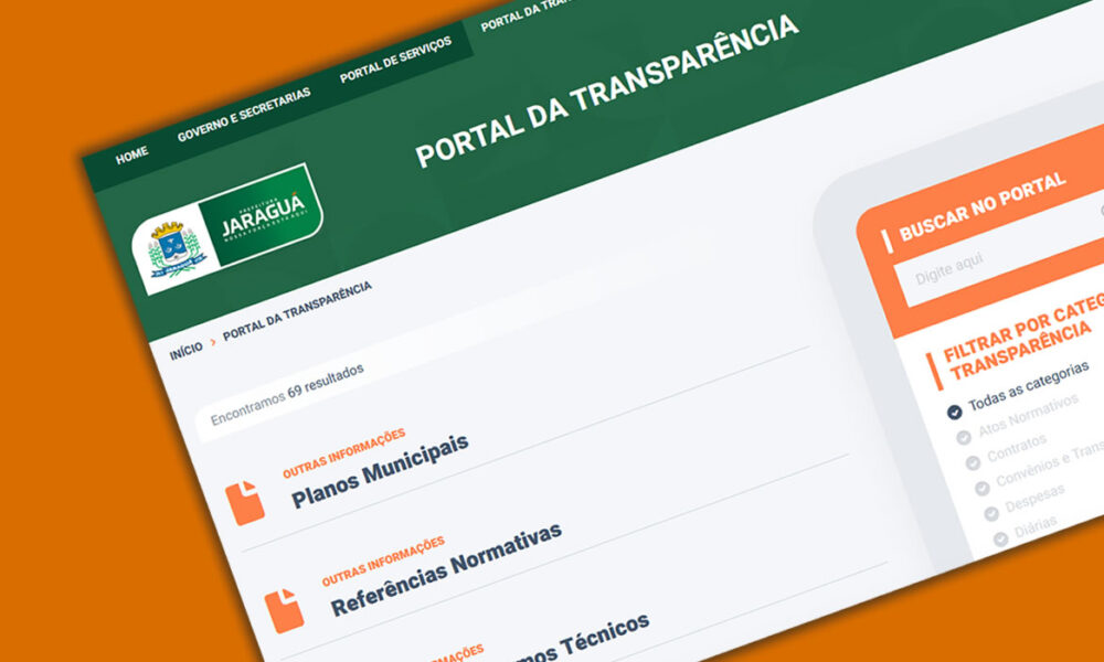 Portal Transparência da Prefeitura tem nota de 84,5% em pesquisa