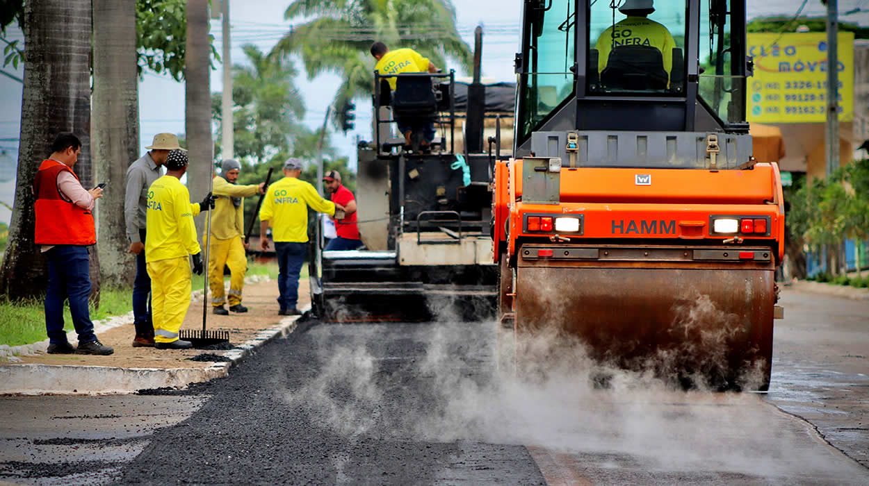 Cidade fica mais representável com infraestrutura asfáltica