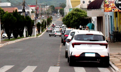 Frota de carros em Jaraguá representa 57,14% dos veículos