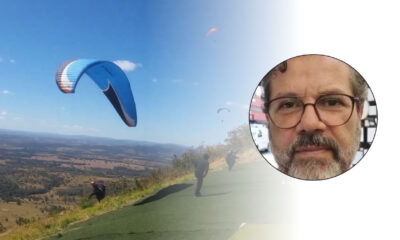 Piloto de parapente morre em acidente na Serra de Jaraguá