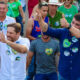 Bruno Peixoto participa de caminhada com o candidato Paulo Vitor