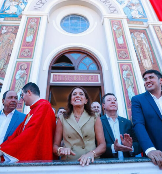Gracinha Caiado elogiou decoração da Festa das Cavalhadas