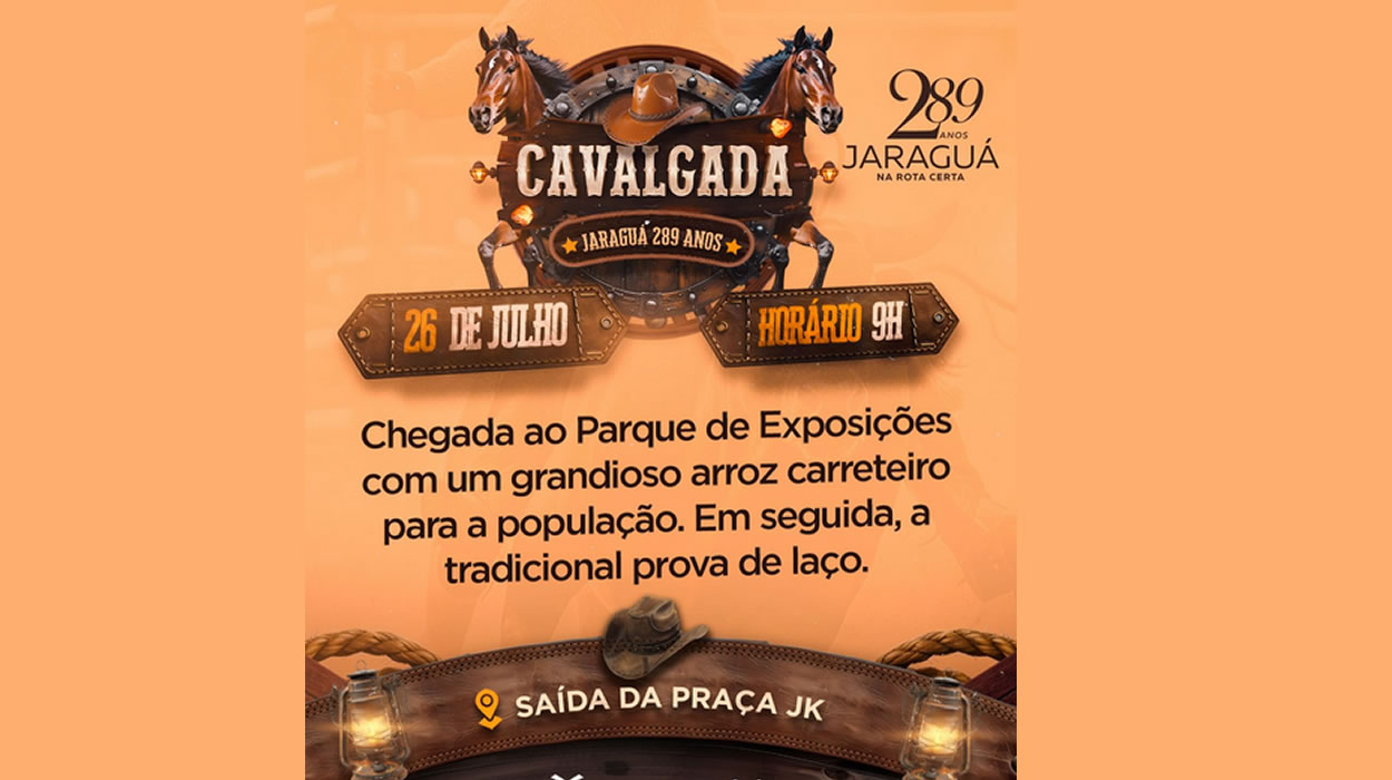 Jaraguá celebra 289 anos com programação especial