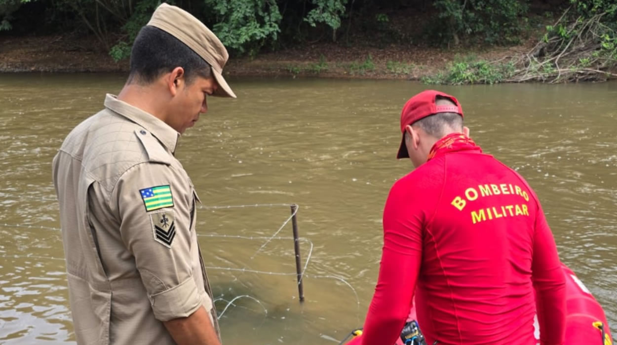 polícia e meio ambiente fiscaliza crimes ambientais no rio das almas